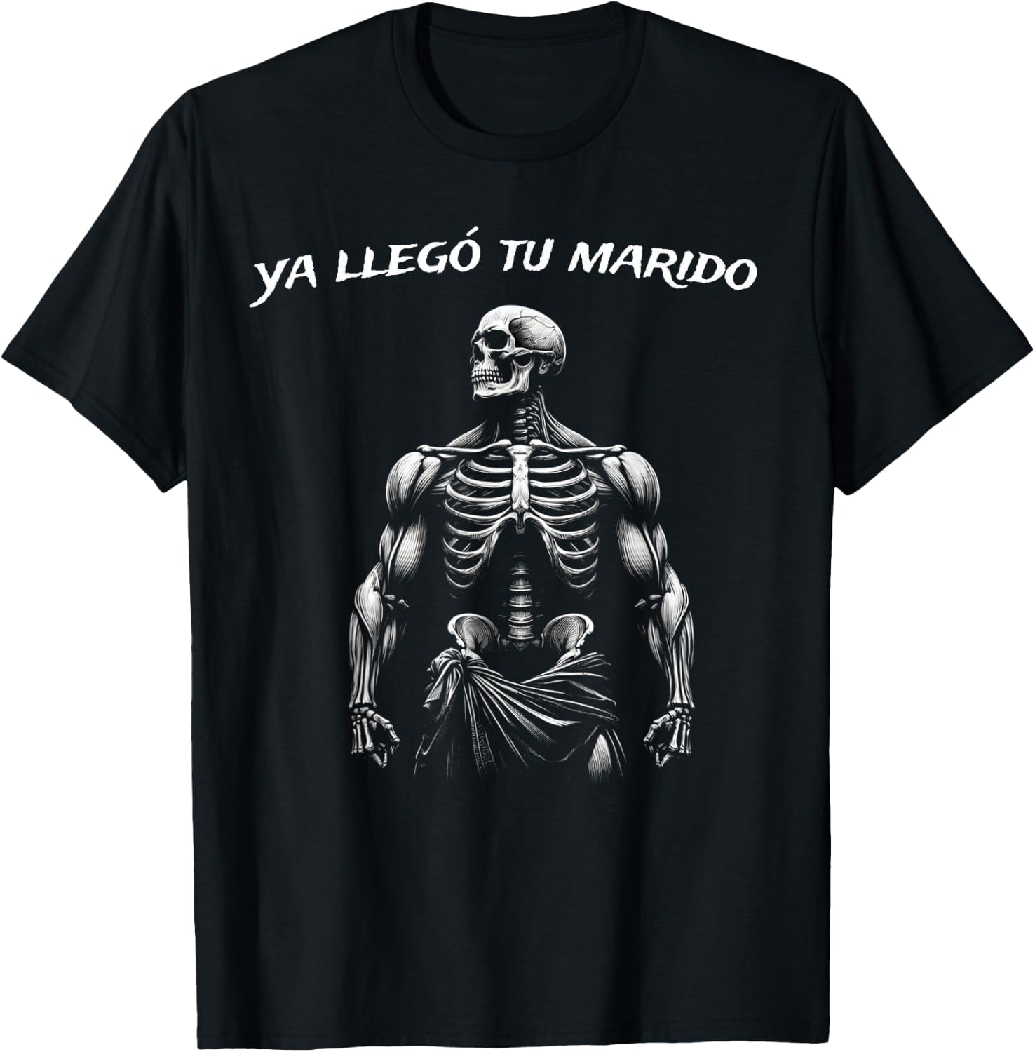 Calacas Chidas Gym | Mexican Sayings Funny Sarcasm Slang T-Shirt - T-Shirt | Black