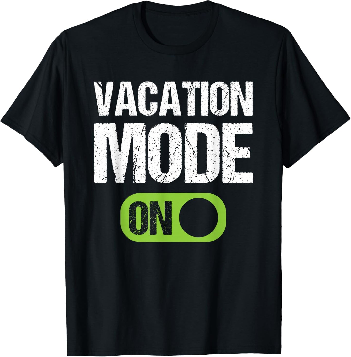 Vacation Mode On Summer Beach Garment T-Shirt - T-Shirt | Black