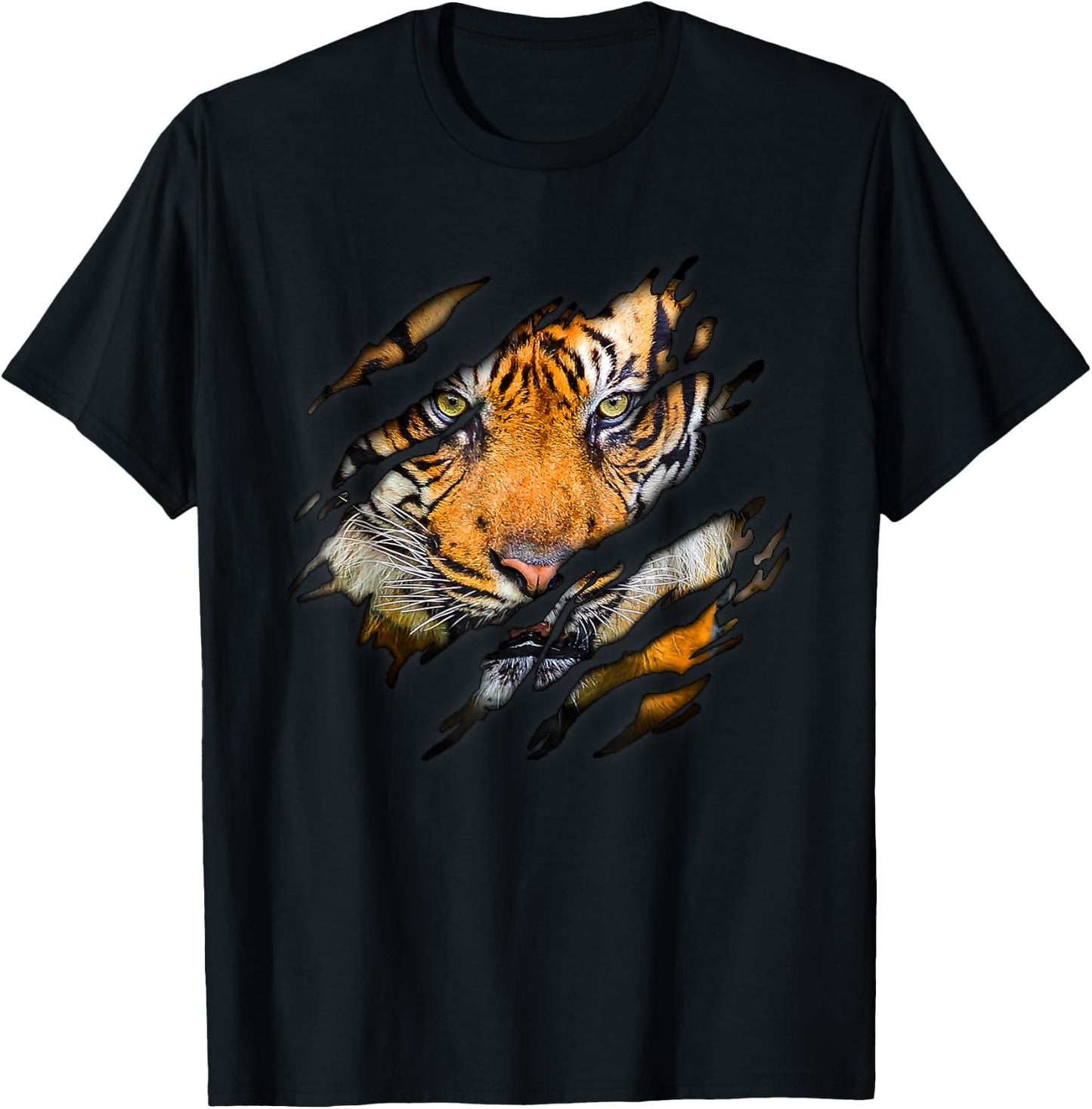Tiger in Me Design, Tigerdesign T-Shirt - T-Shirt | Black