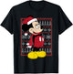 Disney Mickey Mouse Christmas Graphic T-Shirt - T-Shirt | Black