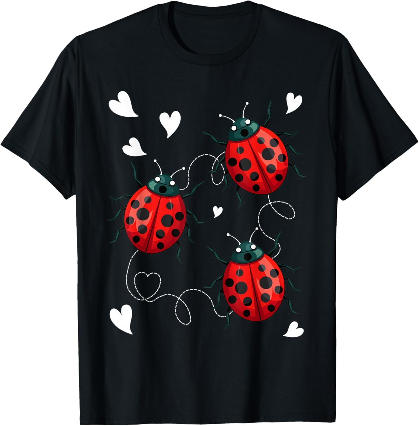Ladybug Ladybugs Ladybug T-Shirt - T-Shirt | Black