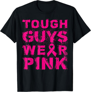 Tough Guys Wear Pink T-Shirt - T-Shirt | Black