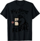 Feelin Feral Vintage Retro Funny Raccoon With Wine Lovers T-Shirt - T-Shirt | Black