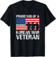 US Veteran Family Apparel & Gifts Outlet Proud Son of a Korean War Veteran Men's Black Patriotic T-Shirt - T-Shirt | Black
