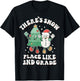 There’s Snow Place Like 2nd Grade Merry Teacher Xmas Snowman T-Shirt - T-Shirt | Black