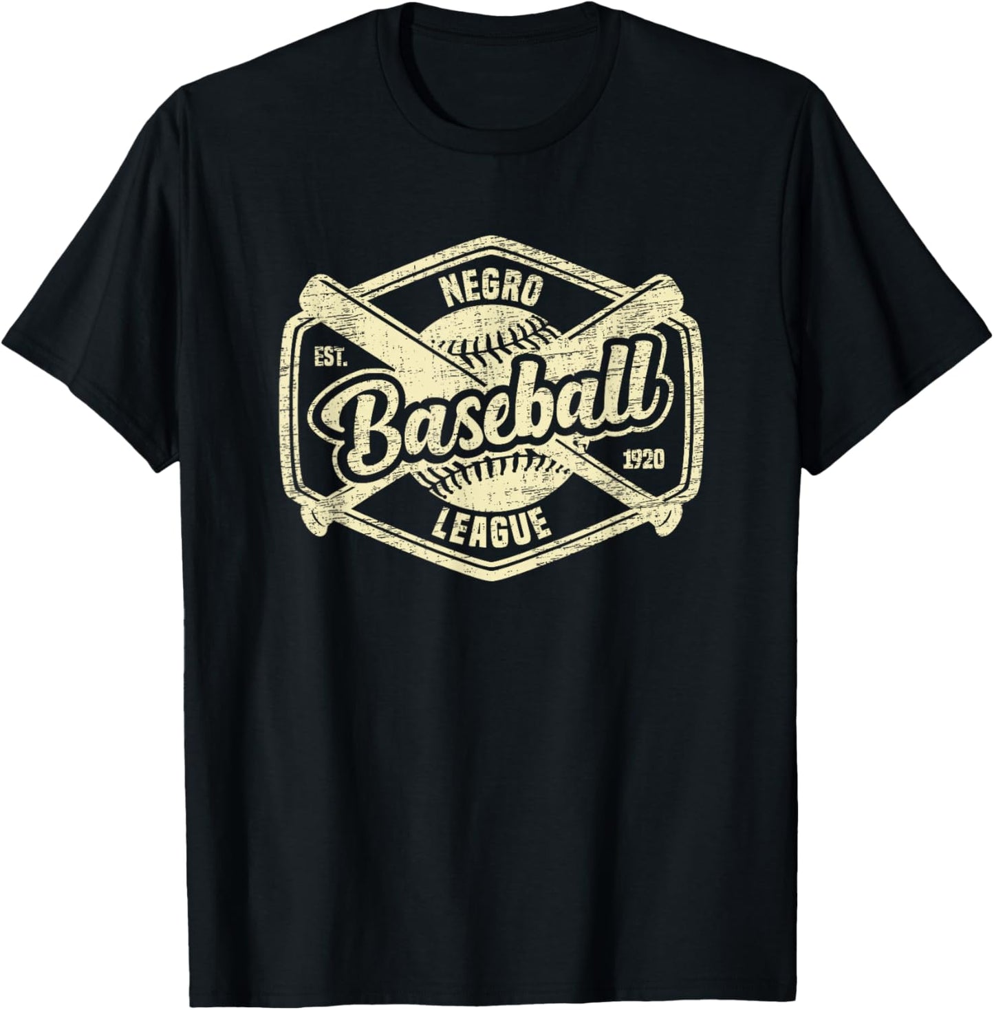Vintage Negro League Baseball Apparel Black History Month T-Shirt - T-Shirt | Black