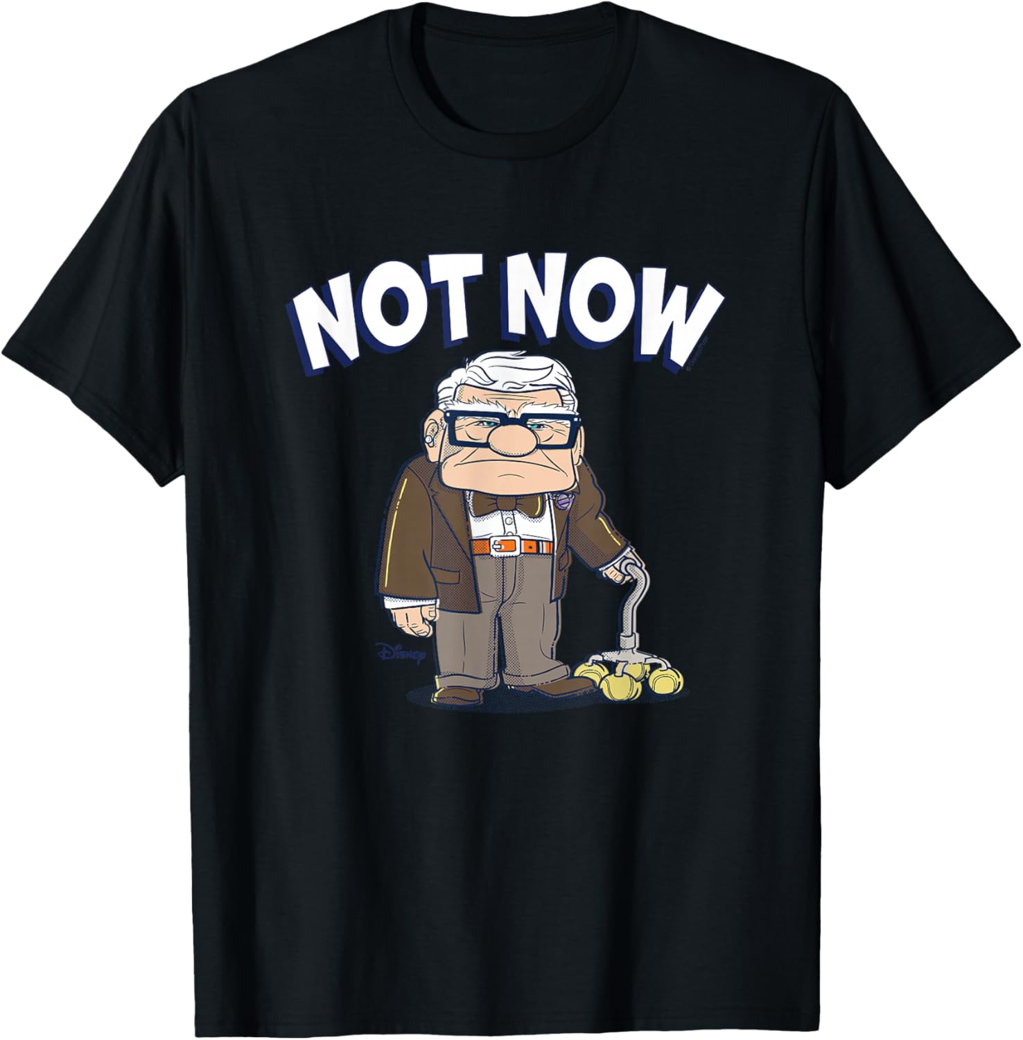 UP - Carl Not Now T-Shirt - T-Shirt | Black