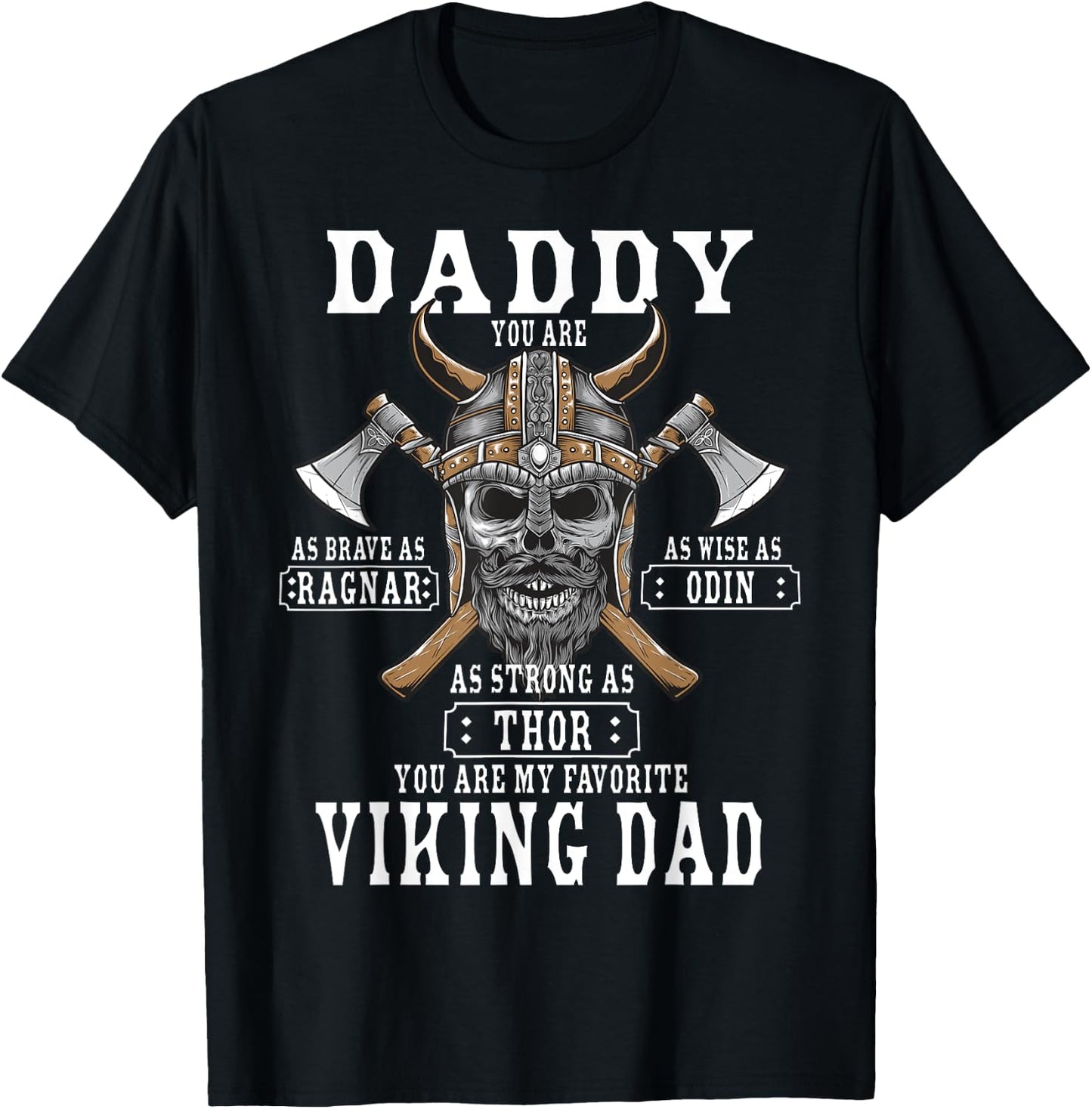 Viking Norse Mythology Husband - Best Viking Dad T-Shirt - T-Shirt | Black