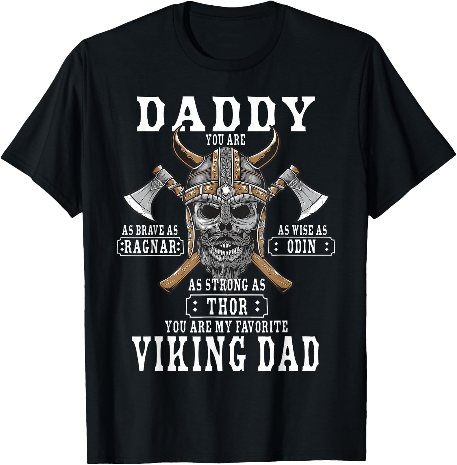 Viking Norse Mythology Husband - Best Viking Dad T-Shirt - T-Shirt | Black