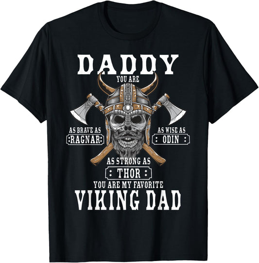 Viking Norse Mythology Husband - Best Viking Dad T-Shirt - T-Shirt | Black