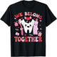 We Belong Together Dental Valentines's Day Dental Hygiene T-Shirt - T-Shirt | Black
