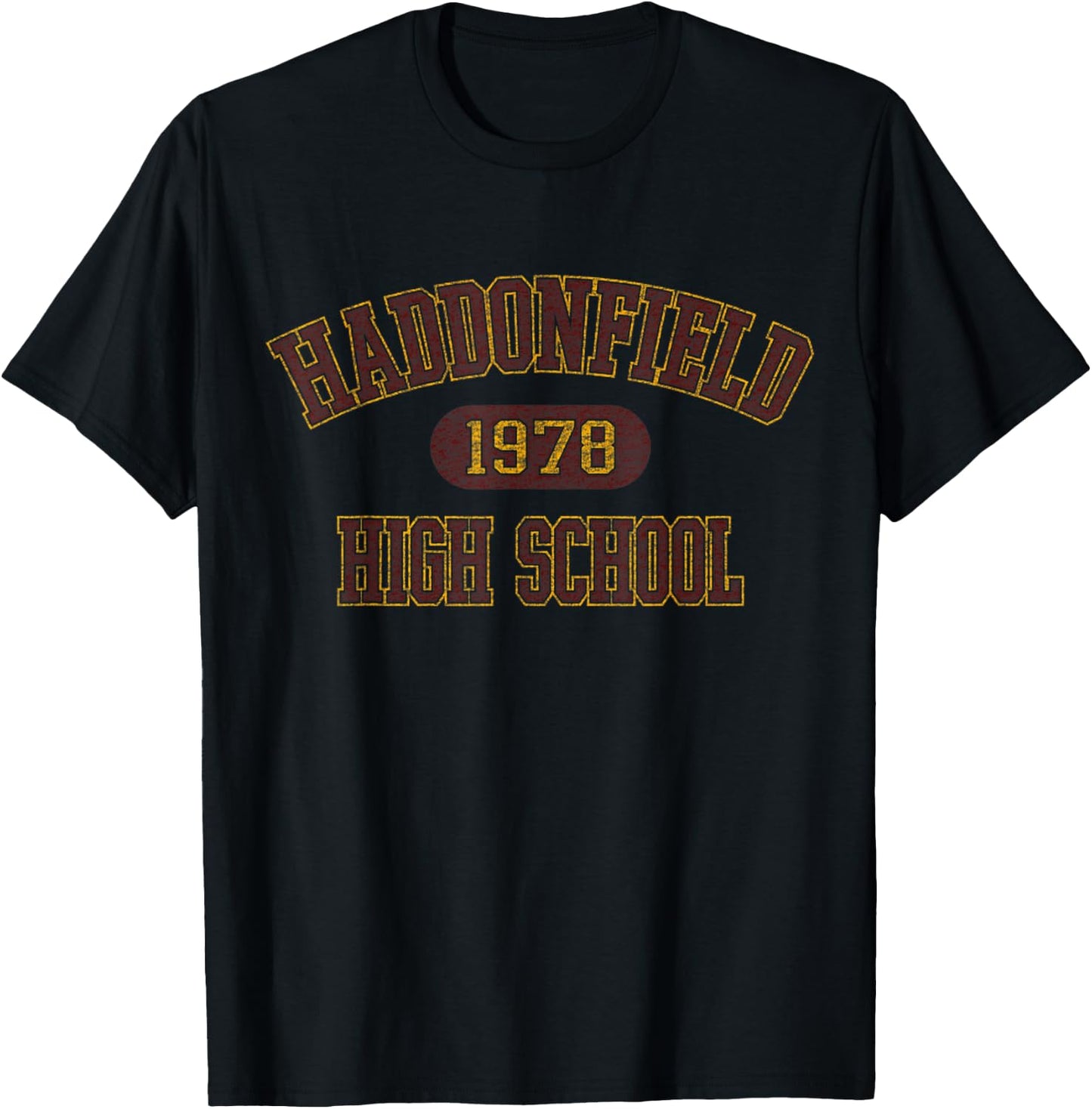 Retro Haddonfield High School T-Shirt - T-Shirt | Black