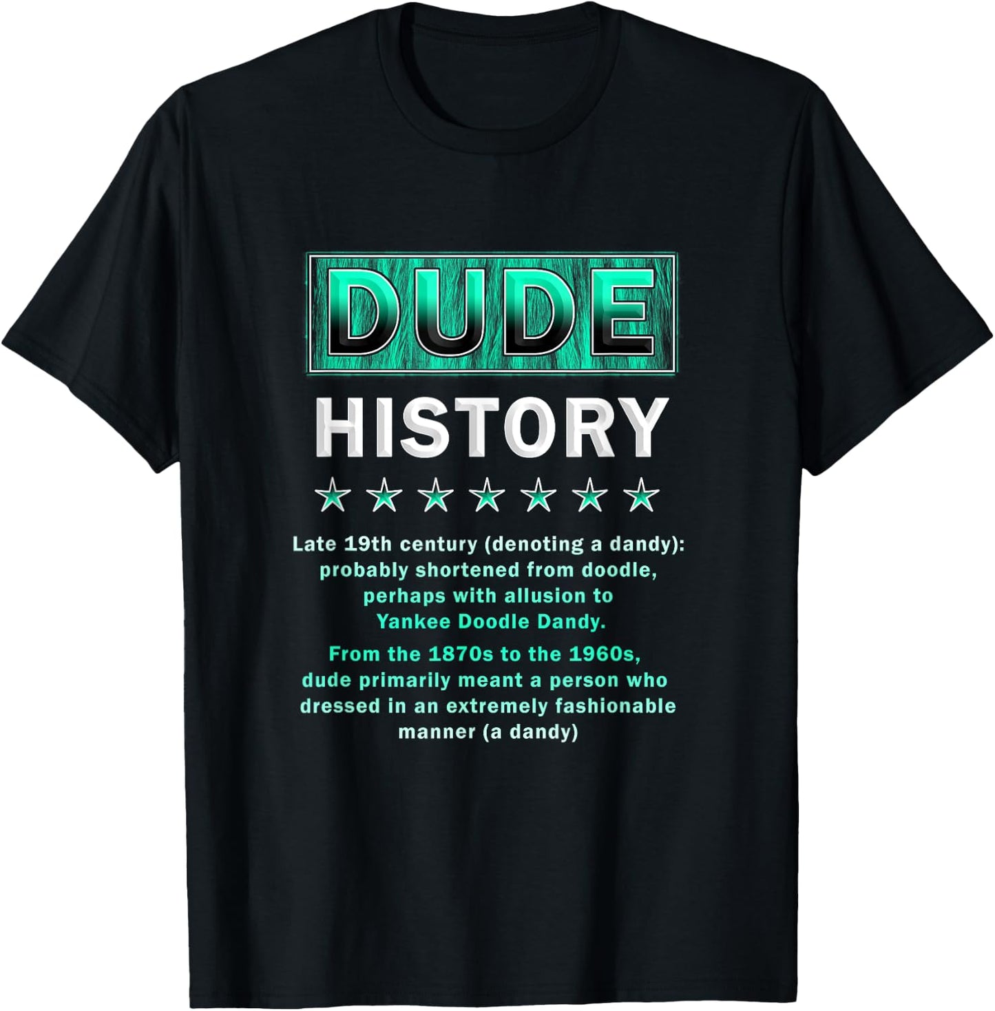 Perfect Dude Merchandise Perfect Dude Shirt Dude T-Shirt - T-Shirt | Black