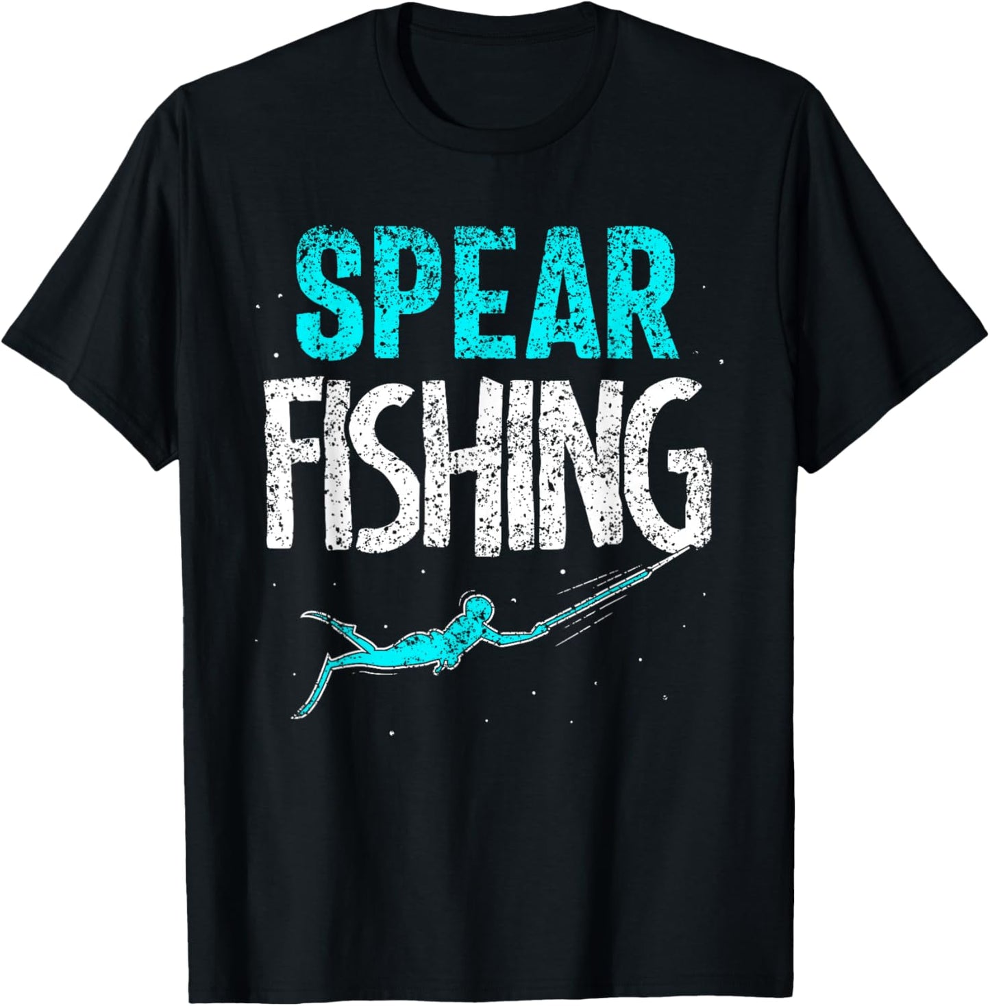 Spearfishing Spear Fishing Spearfisher Spearfishing T-Shirt - T-Shirt | Black