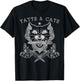 Tatts and Cats, Old School, Cat Lovers, Tattoo Machine T-Shirt - T-Shirt | Black