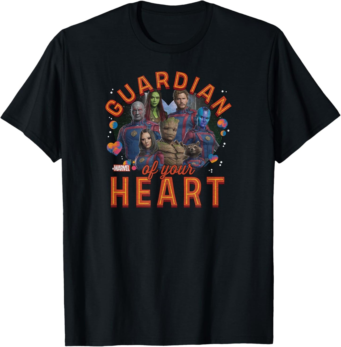 Guardians Of The Galaxy - Guardian Of Your Heart Valentine's T-Shirt - T-Shirt | Black