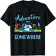 I Want Adventure In The Great Wide Somewhere Bookworm Books T-Shirt - T-Shirt | Black