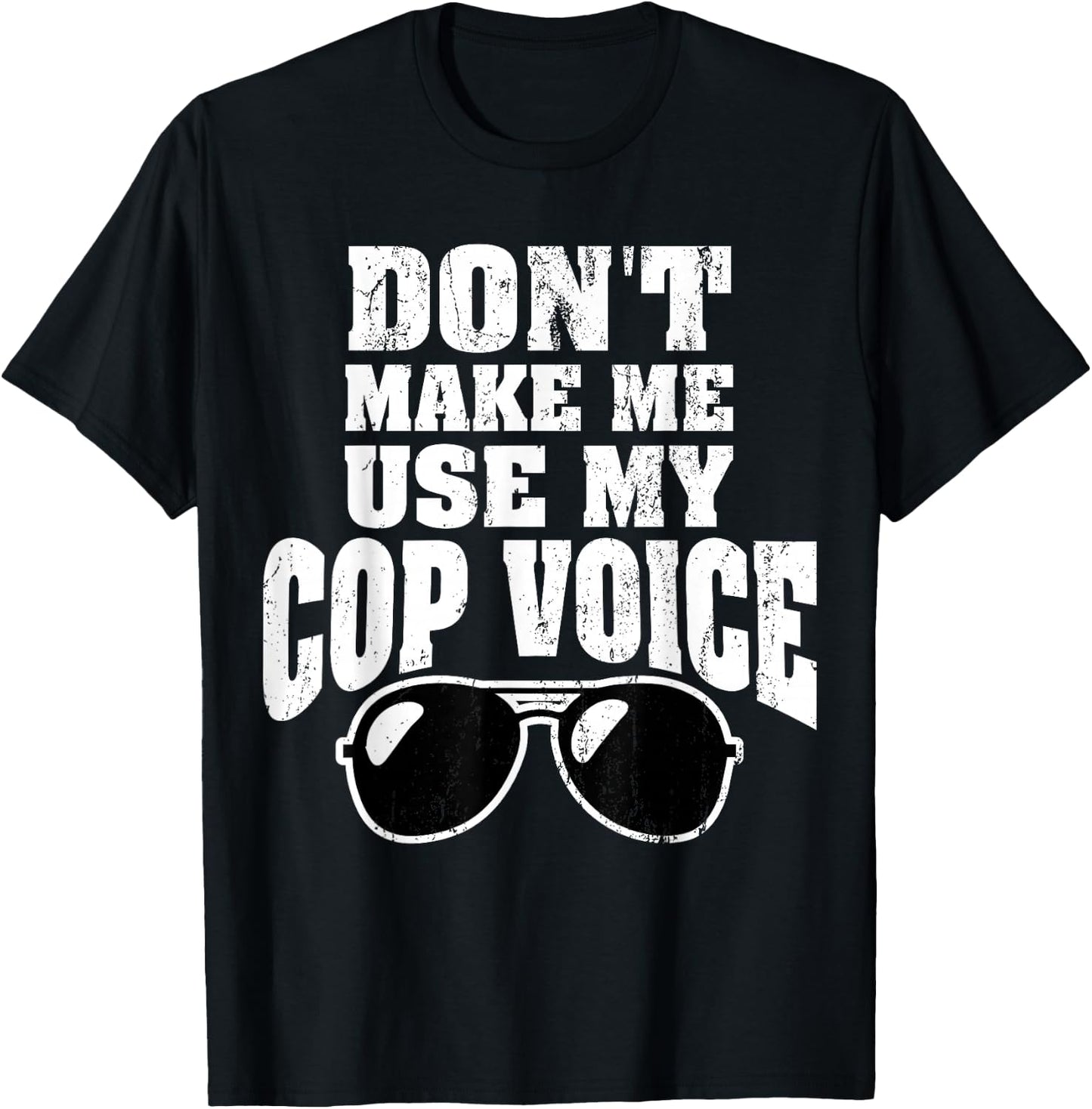 Funny Police Officer Law Enforcement Saying Gift Men Women T-Shirt - T-Shirt | Black