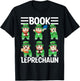Book Leprechaun St. Patrick's Day Library Librarian Reading T-Shirt - T-Shirt | Black