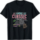 I love eating junk food and playin' classic games Funny T-Shirt - T-Shirt | Black
