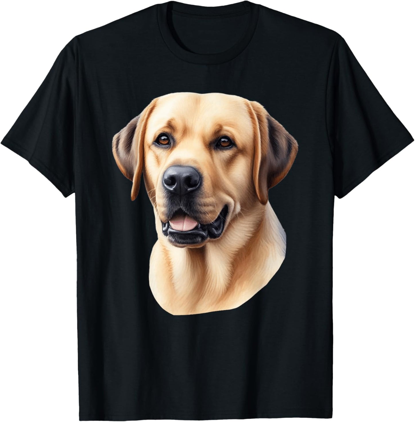 Labrador Retriever Dog Portrait T-Shirt - T-Shirt | Black
