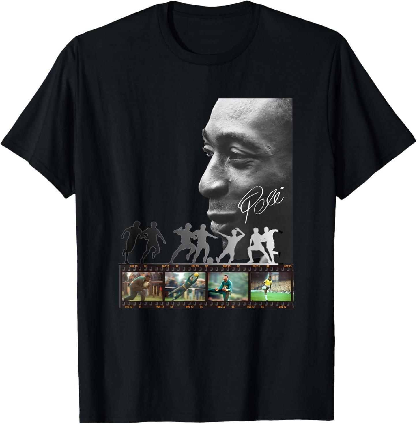 Pele_Brasil_002 T-Shirt - T-Shirt | Black