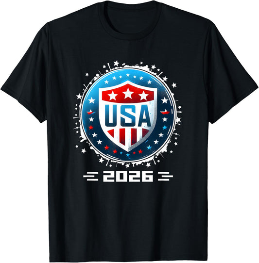 USA 2026 Go United States Sport USA Team 2026 USA T-Shirt - T-Shirt | Black