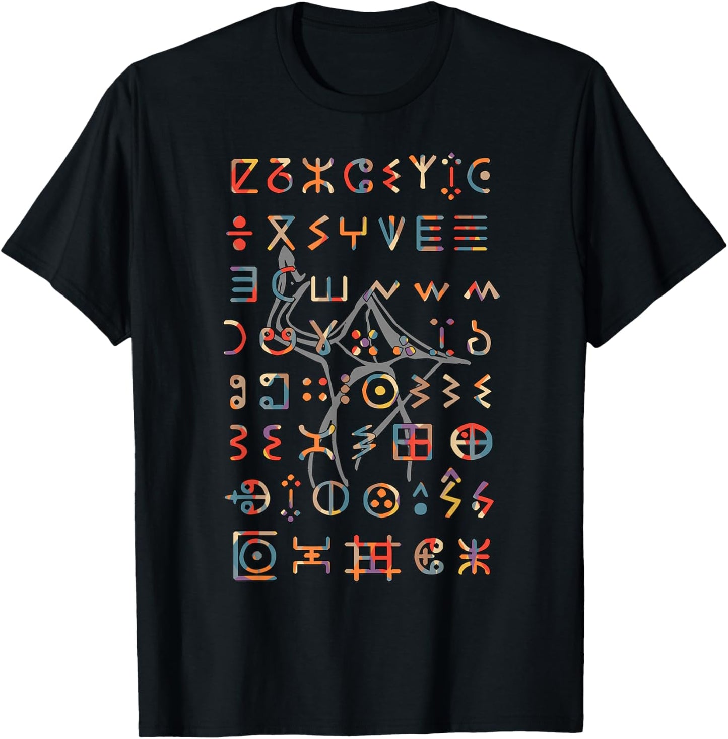 Amazigh Design, Amazigh Art T-Shirt - T-Shirt | Black