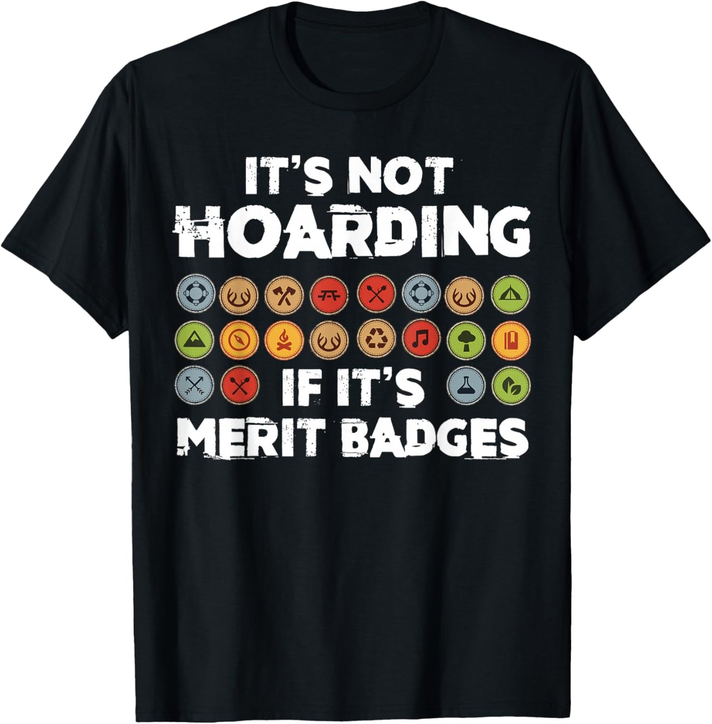 Scout Leader - Merit Bagdes - Adult Leader Of A Scout Unit T-Shirt - T-Shirt | Black