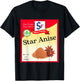 Star Anise Condiment Costume Holiday Spice Costumes T-Shirt - T-Shirt | Black