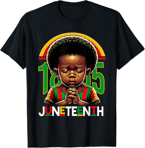 Kids Juneteenth Prince 1865 Black History Month Toddler Boy T-Shirt - T-Shirt | Black
