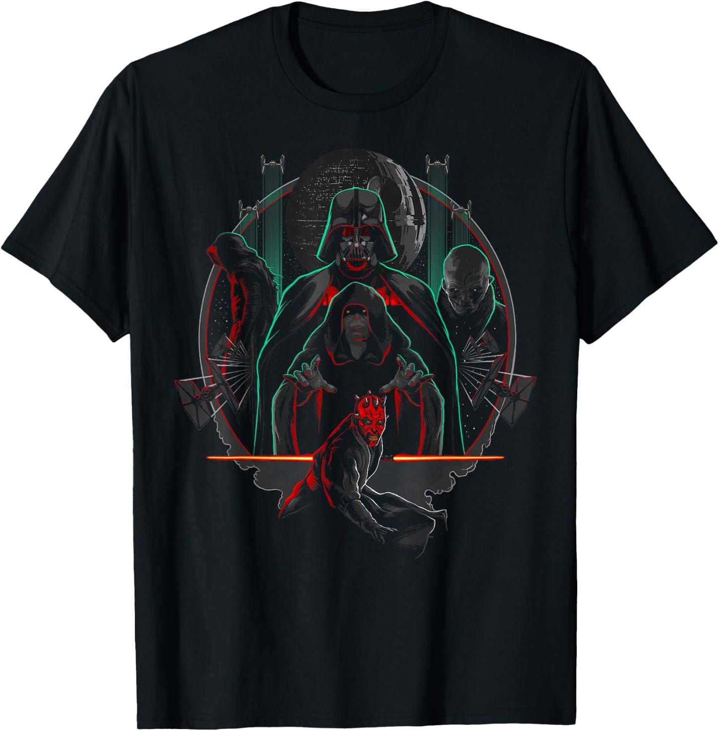 Star Wars Group Shot Sith Lords Poster T-Shirt - T-Shirt | Black