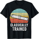 Classically Trained Slide Rule Mechanical Analog Calculator T-Shirt - T-Shirt | Black