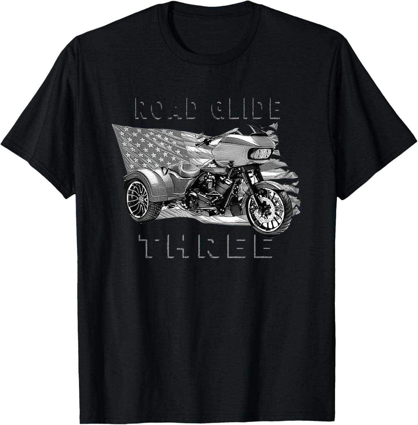 Road Glide Three T-Shirt - T-Shirt | Black