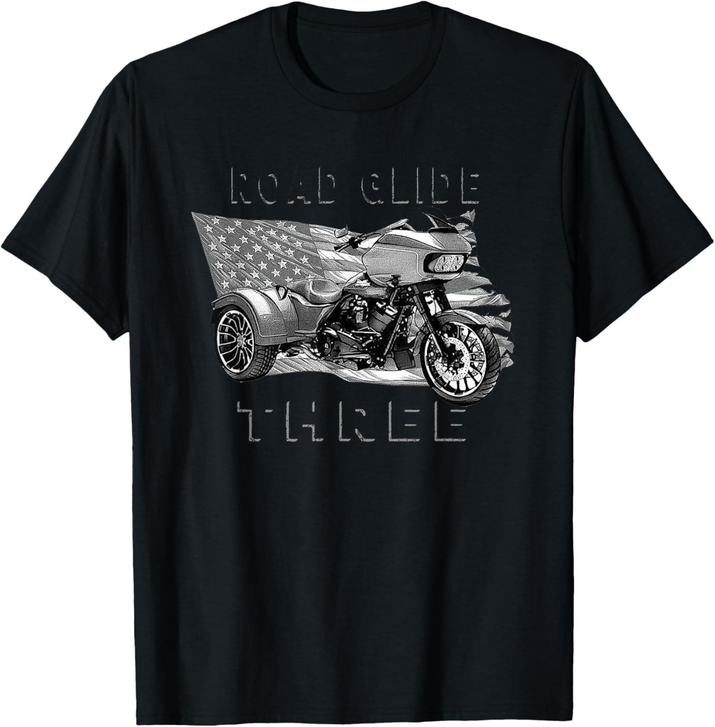 Road Glide Three T-Shirt - T-Shirt | Black