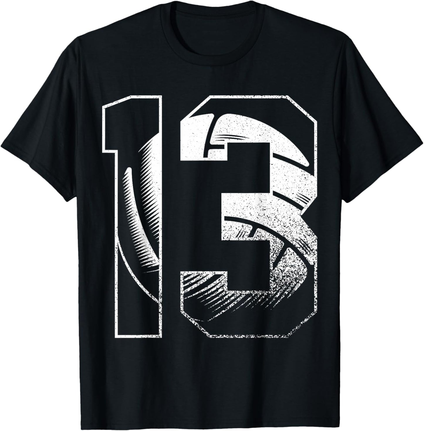 13th Birthday Boy Volleyball Player Volleyball 13 Years Old T-Shirt - T-Shirt | Black