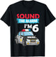 Birthday Boy Shirt 6 Years Old Kids Police Car Policeman Cop T-Shirt - T-Shirt | Black