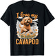 Cavapoo Dog Breed Pet I Love my Cavapoo Men Women Girls Kids T-Shirt - T-Shirt | Black