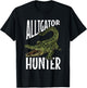 Alligator Hunter Shirt | Cute Gator Catchers T-Shirt - T-Shirt | Black