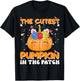The Cutest Pumpkin In The Patch Unicorn Pumpkin Halloween T-Shirt - T-Shirt | Black
