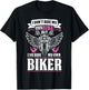 Motorcycle I Do Ride My Own Biker Girlfriend Wife T-Shirt - T-Shirt | Black