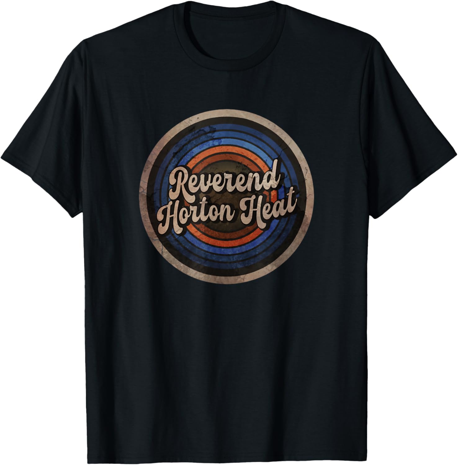 Reverend I Am Strong Horton Heat Vintage Christian Jesus T-Shirt - T-Shirt | Black