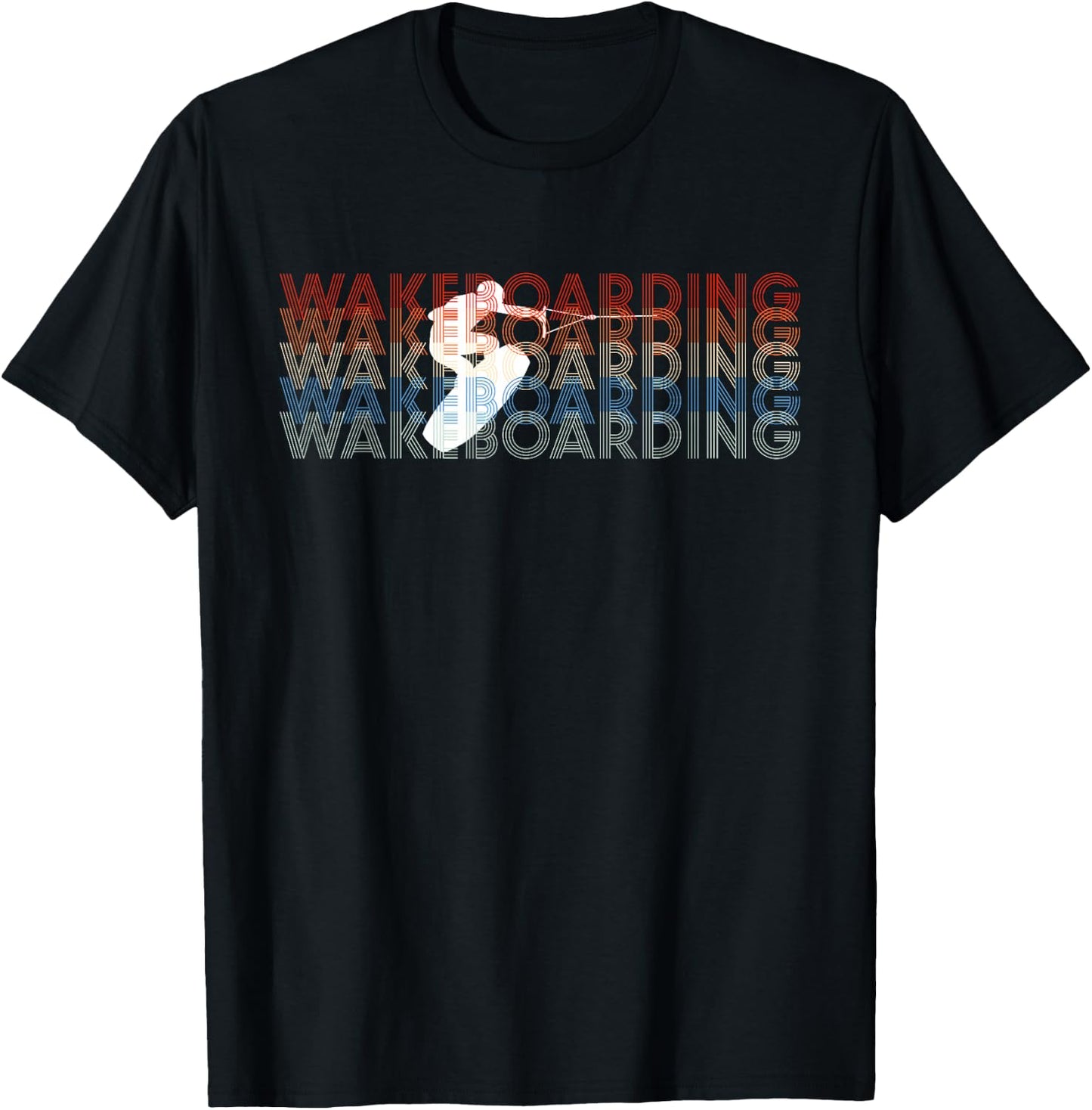 Wakeboard Wakeboarding Wakeboarder Wakesurf Board Surfing T-Shirt - T-Shirt | Black