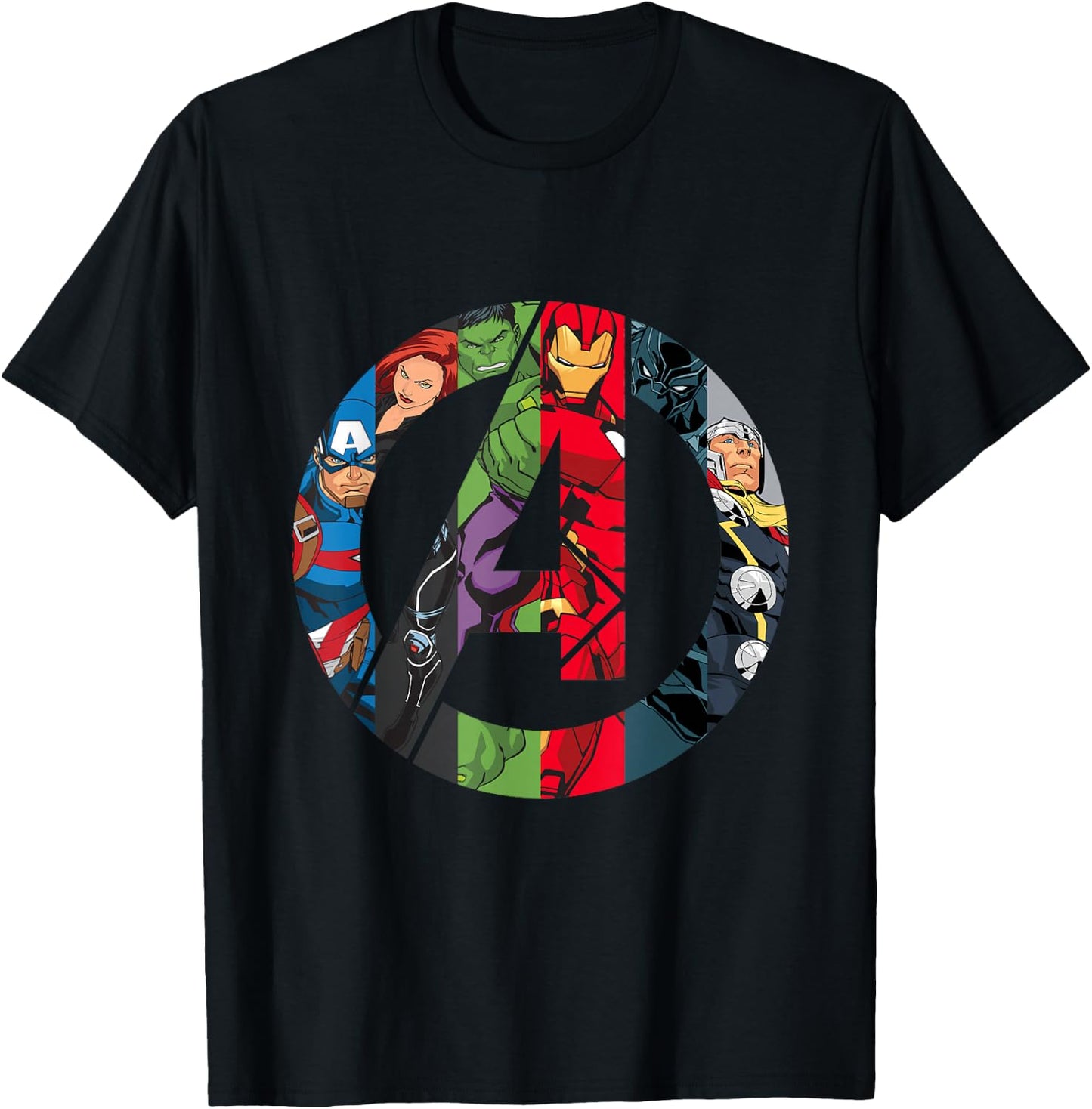 Marvel Avengers A Logo T-Shirt - T-Shirt | Black