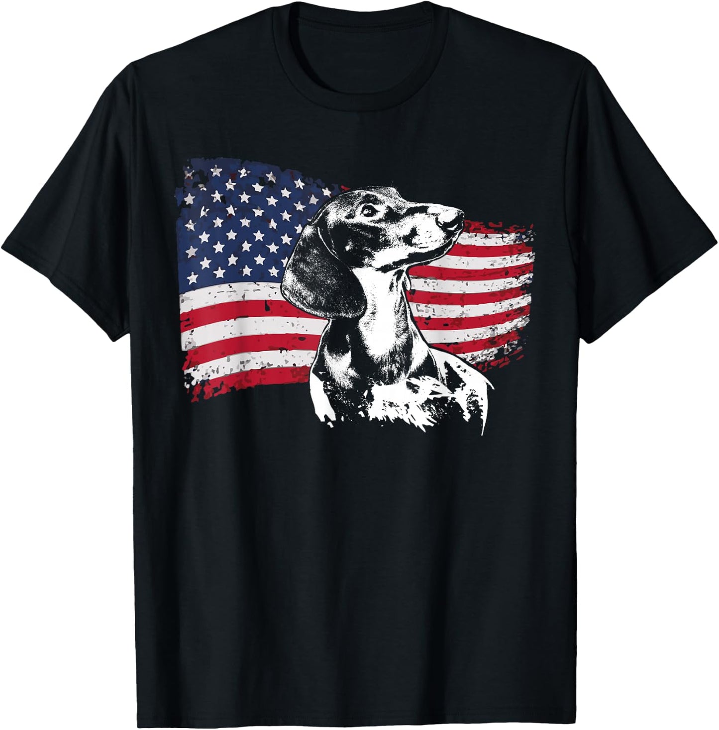 Dachshund Doxie Wiener Sausage Dog T-Shirt - T-Shirt | Black