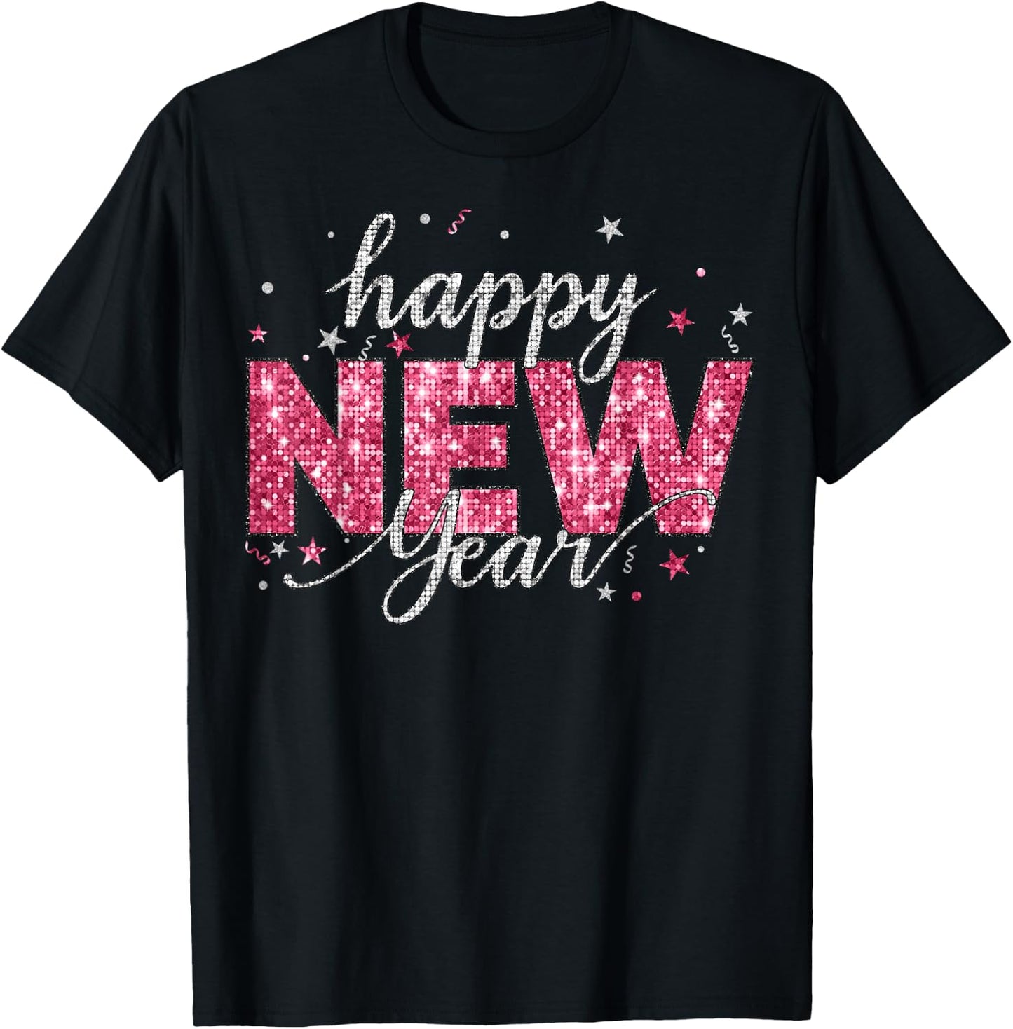 Happy New Year 2026 New Year's Eve Countdown Party Family T-Shirt - T-Shirt | Black
