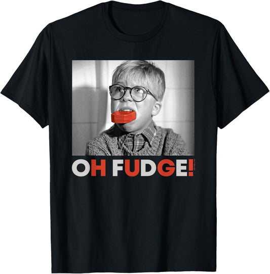 A Christmas Story - Oh Fudge! T-Shirt - T-Shirt | Black