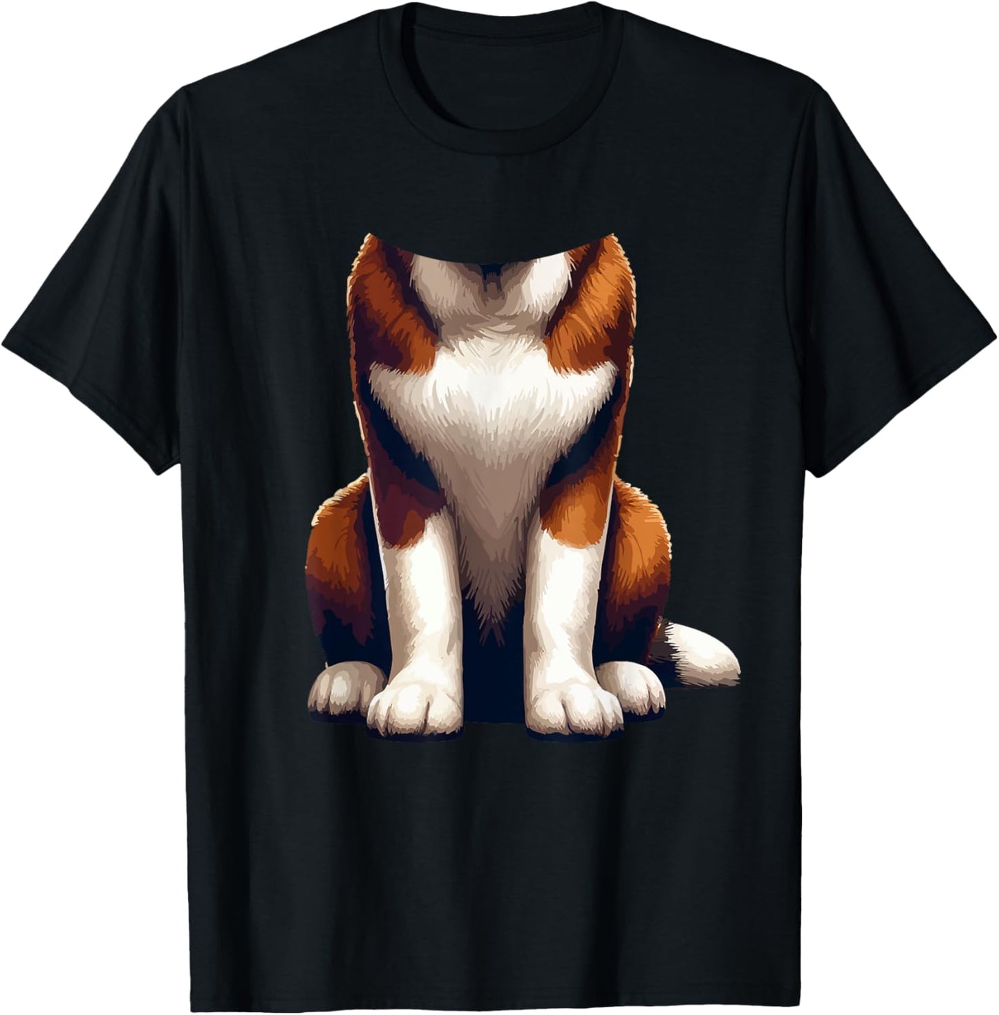 Halloween Animal Costume Cosplay St. Bernard Lover T-Shirt - T-Shirt | Black