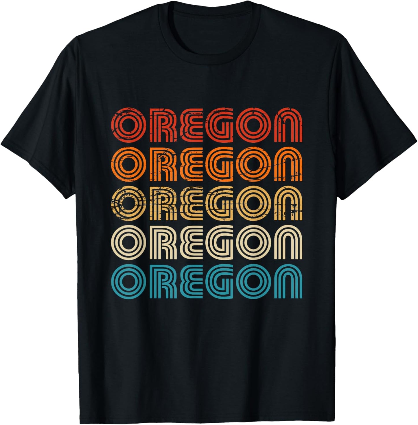 Oregon State Retro Vintage Women Youth T-Shirt - T-Shirt | Black