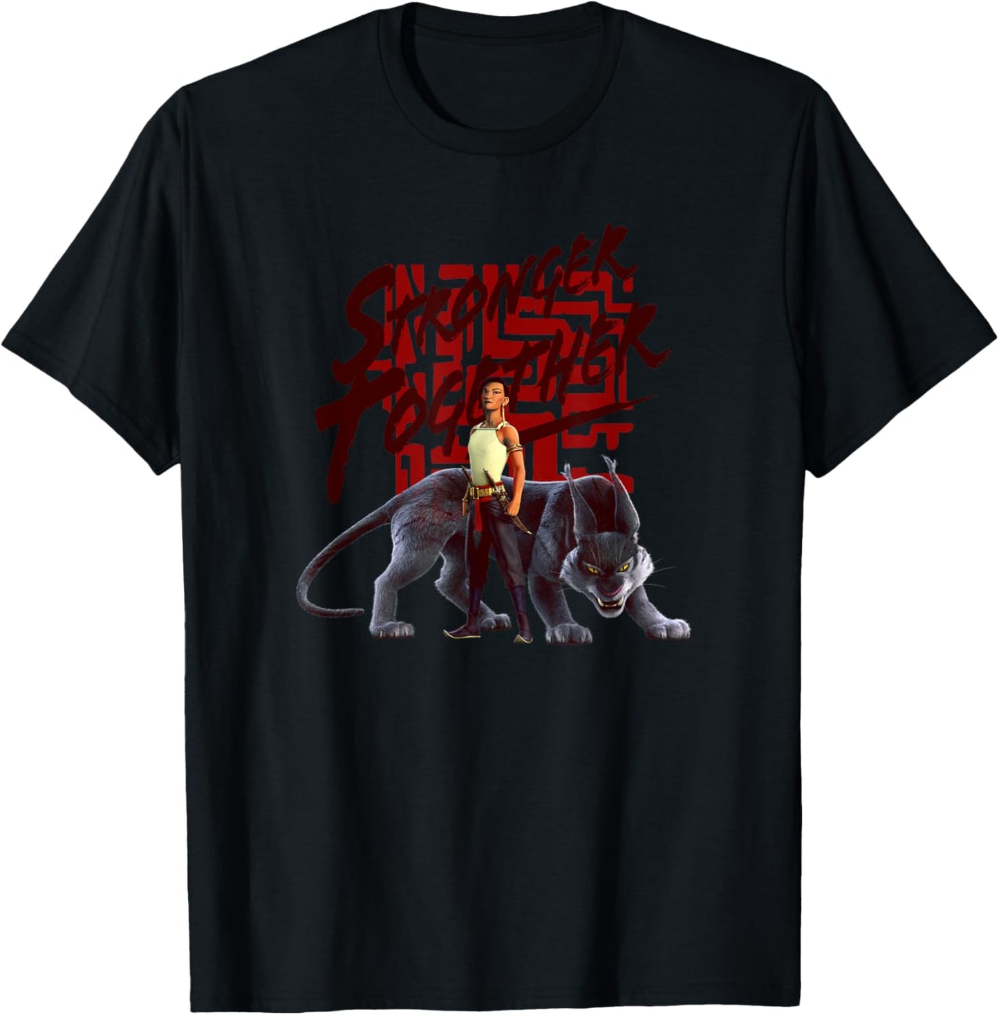 Disney Raya And The Last Dragon Namaari Power Duo T-Shirt - T-Shirt | Black